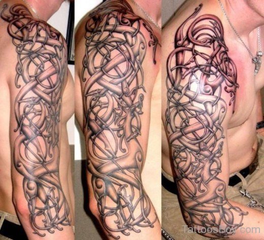 knot Tattoo Design On Half Sleeve-TB1078