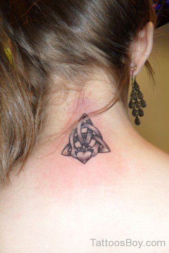 knot Tattoo Design On Nape-TB1080