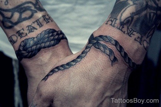 knot Tattoo On Wrist-TB1104