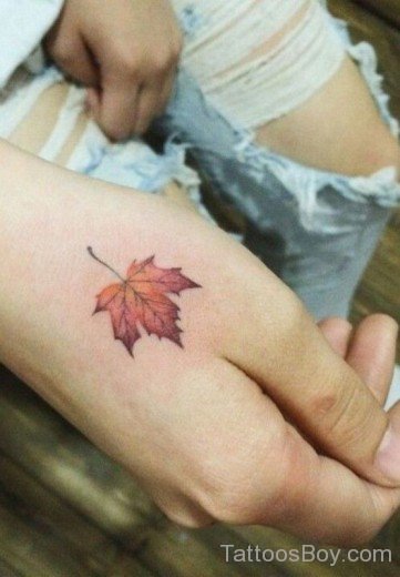 Small Leaf Tattoo