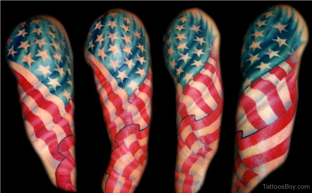 american flag tattoos designs tribal