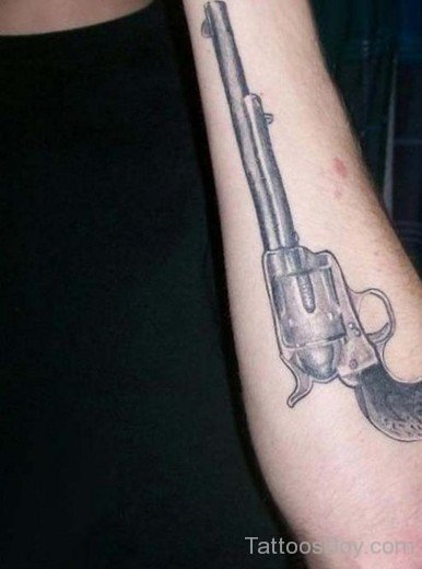 Amazing Gun Tattoo