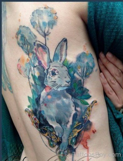 Amazing Rabbit Tattoo.-TB103