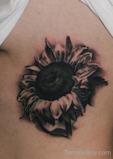  Realistic Sunflower Tattoo-TB1201