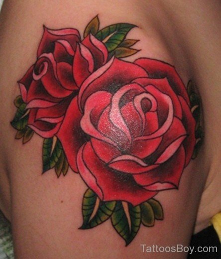 Amazing Red Rose Tattoo-TB12001