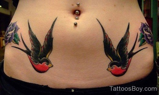 Amazing Sparrow Tattoo-Tb1005