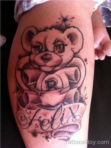 Amazing Teddy Bear Tattoo-TB103