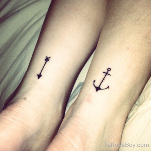 Anchor And Arrow Tattoo -TB1401
