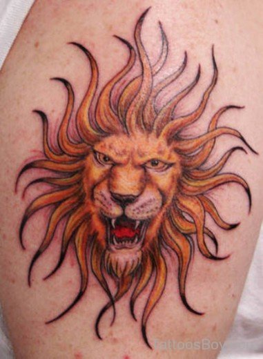 Angry Lion Tattoo-TB1005