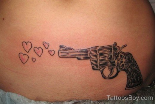 Army Gun Tattoo