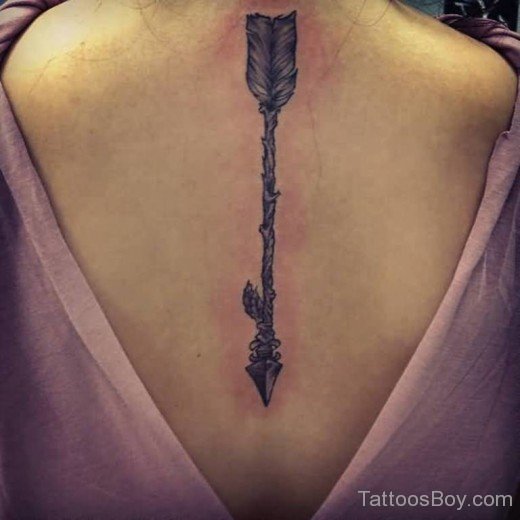 Arrow Tattoo Design On Back 78 -TB1409