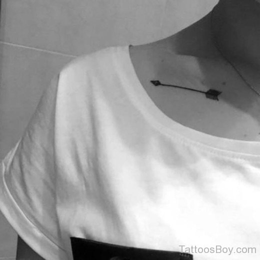 Arrow Tattoo On Shoulder -TB1427