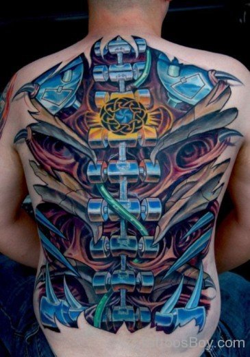 Attractive Back Tattoo