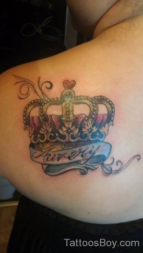 Attractive Crown Tattoo