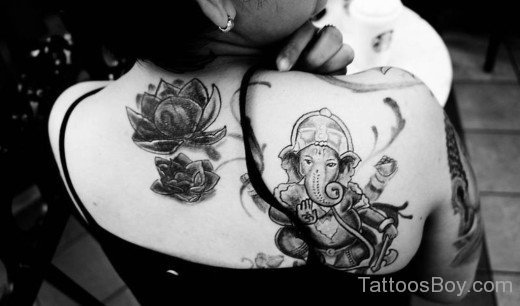 Attractive Ganesha Tattoo Design-TB1002