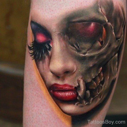Attractive Horror Tattoo-TB1003