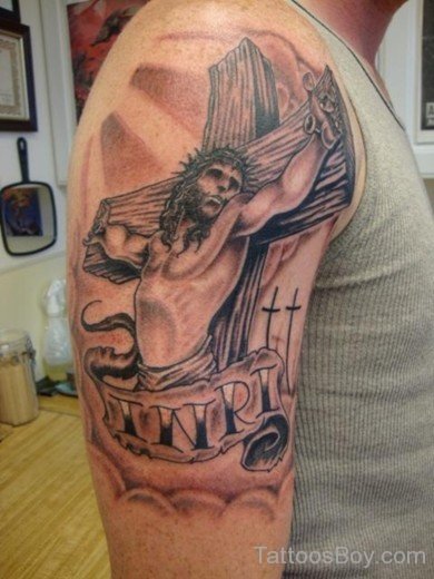Attractive Jesus Tattoo