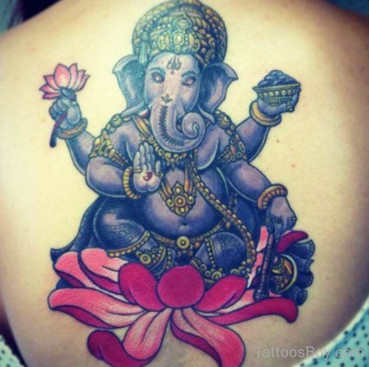 Attractive Lord Ganesha Tattoo-TB1005