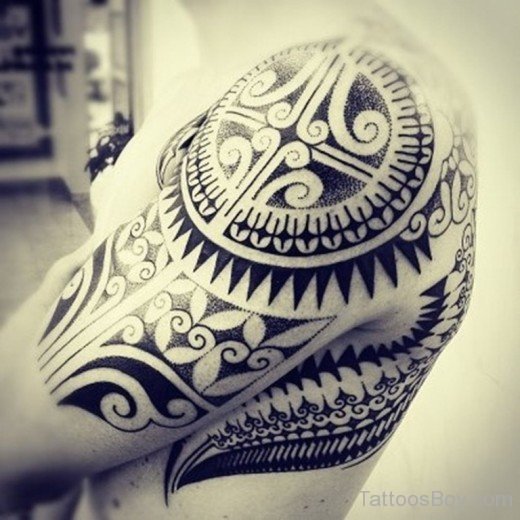Attractive Maori Tribal Tattoo-TB1011