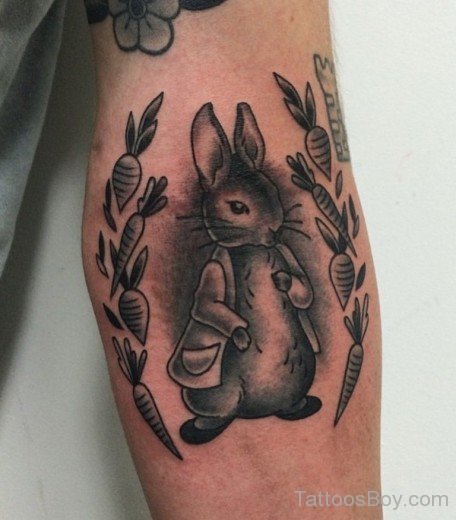 Attractive Rabbit Tattoo 2-TB107