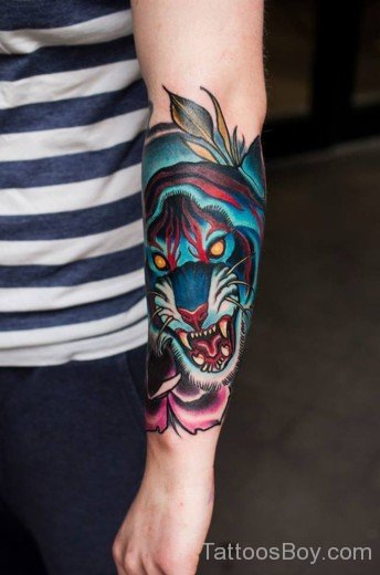 Attractive Tiger Tattoo Design-TB1008