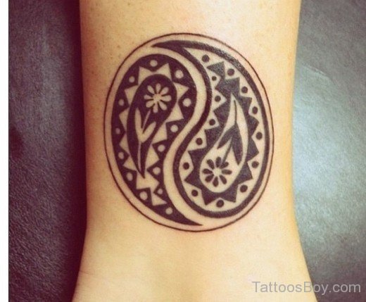 Attractive Yin Yang Tattoo-TB1209