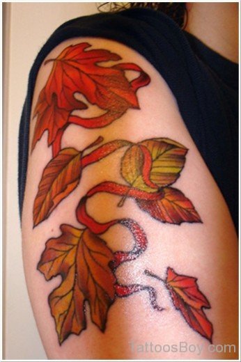 Autumn Leaf Tattoo