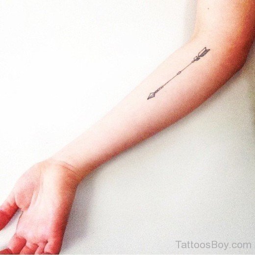 Awesome Arrow Tattoo Design -TB1432