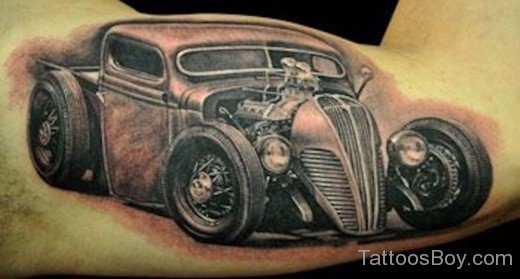 Awesome Car Tattoo Design-TB104