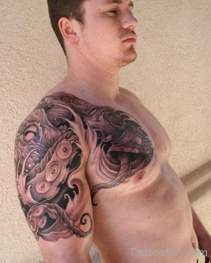 Awesome Chest Tattoo-TB1011