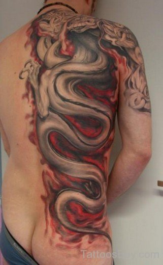 Awesome Dragon Tattoo