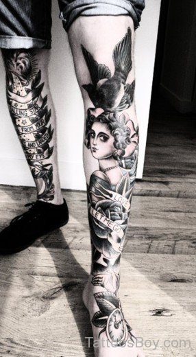 Awesome Leg Tattoo