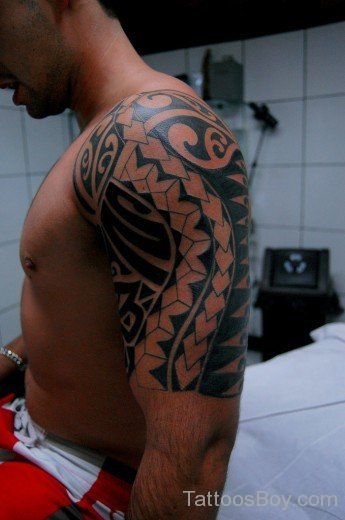 Awesome Maori Tribal Tattoo 1-TB1013