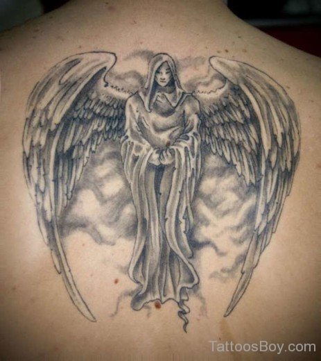 Memorial Angel Tattoo Design-TB1005