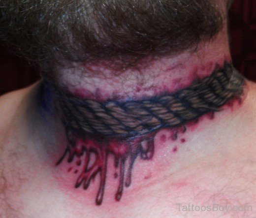 Awesome Neck Tattoo-TB1007