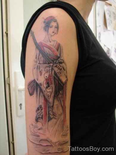 Awesome Shoulder Tattoo-TB1013