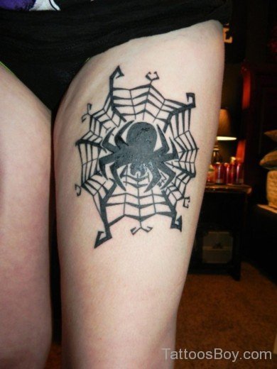 Awesome Spiderweb Tattoo