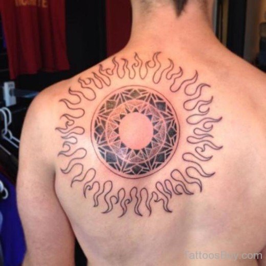 Awesome Sun Tribal Tattoo-TB1009