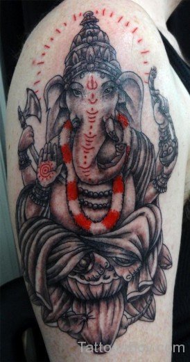 Awesome Ganesha Tattoo