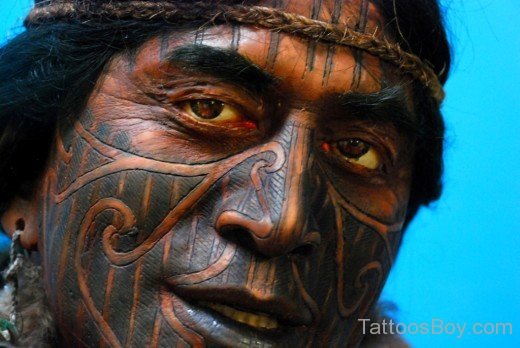 Awesome face Tattoo-TB1012