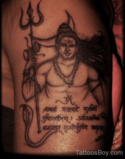 Awful Lord Shiva Tattoo-TB111