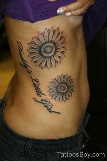 Awful Sunflower Tattoo