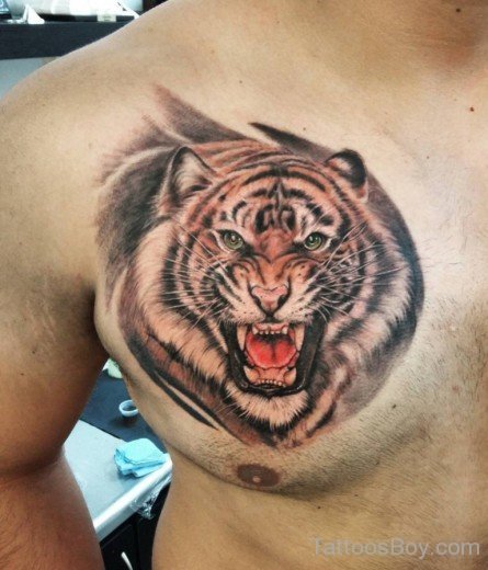 Awful Tiger Tattoo-Tb109