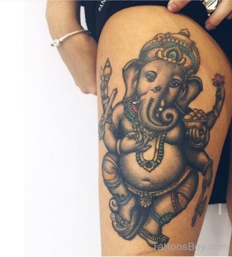 Beautiful Ganesha Tattoos-TB1014