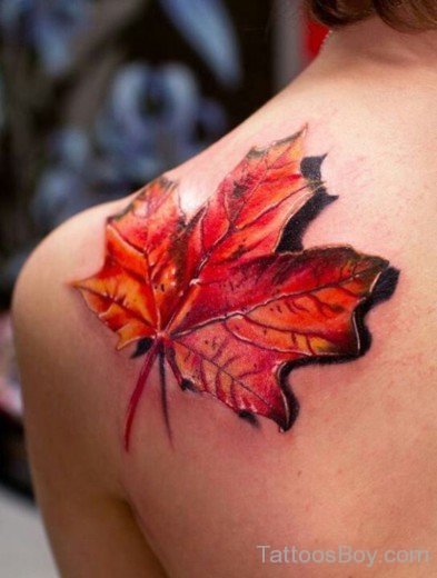 Beautiful Leaf Tattoo-TB1024