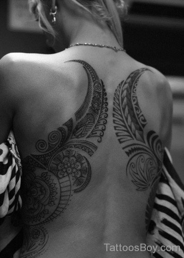Beautiful Maori Tribal Tattoo Design-TB1022