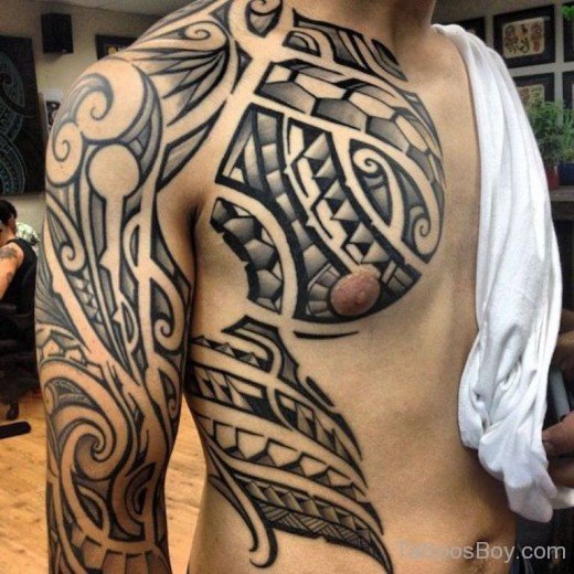 Beautiful Maori Tribal Tattoo-TB1024