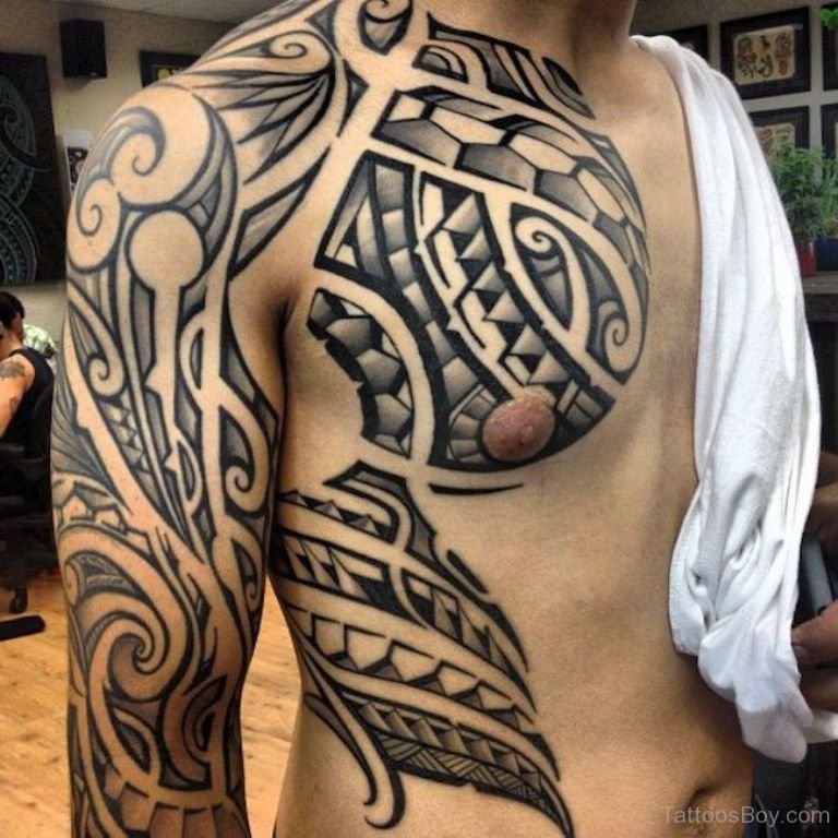 Beautiful Maori Tribal Tattoo.