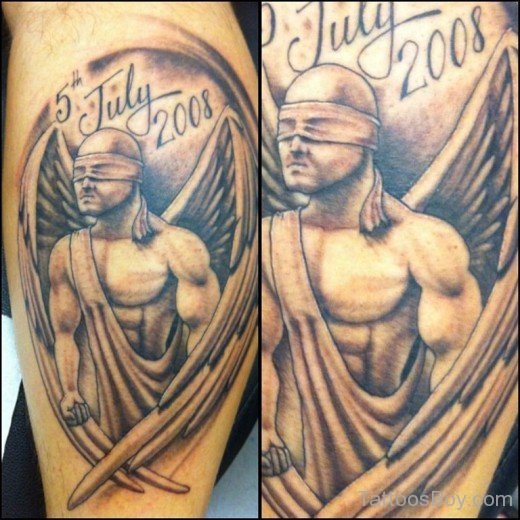 Beautiful Memorial Angel Tattoo-TB1010