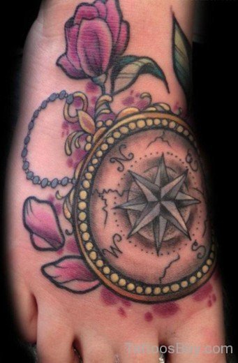 Beautiful Nautical Compass Tattoo-TB1018